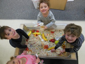 Preschoolers at Noah's Ark Child Care Center