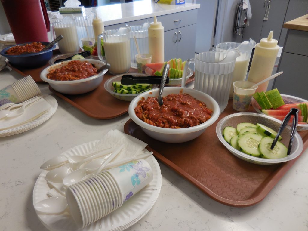 Lunch Menu at Noah's Ark Child Care Center